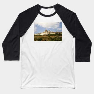 Mdina Silent City of Malta Baseball T-Shirt